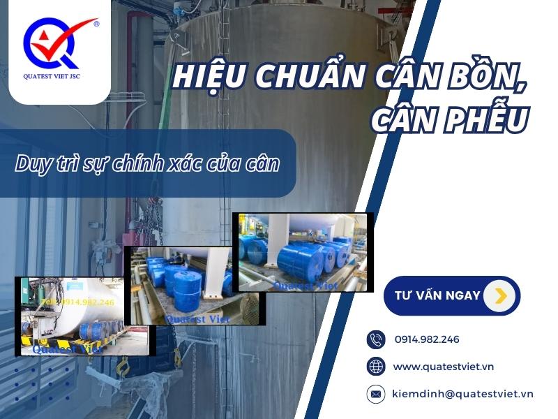 Hiệu chuẩn cân bồn, cần phễu